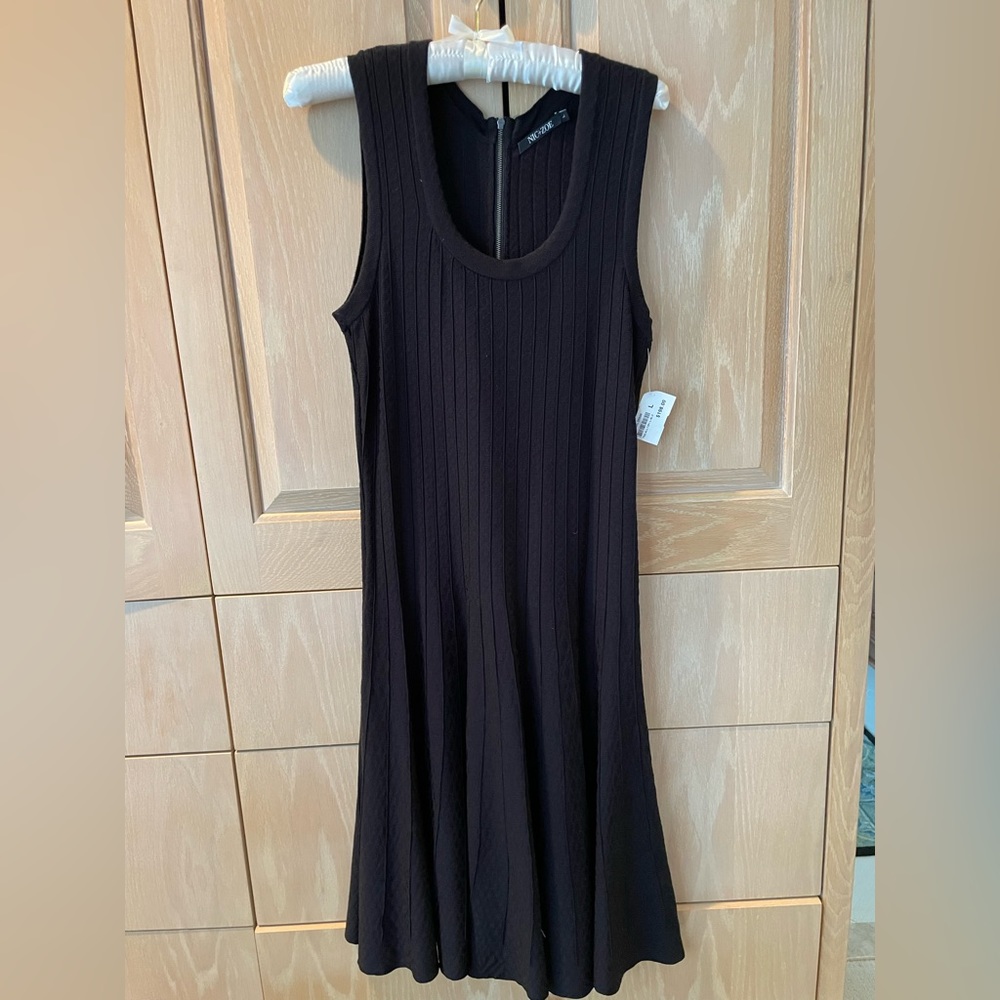 NWT Nic + Zoe Black Tank Sweater Dress Size Large.